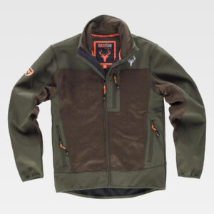 Softshell con inserti tessuto canete - caccia