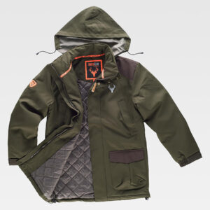 Parka impermeabile cuciture termosaldate - caccia
