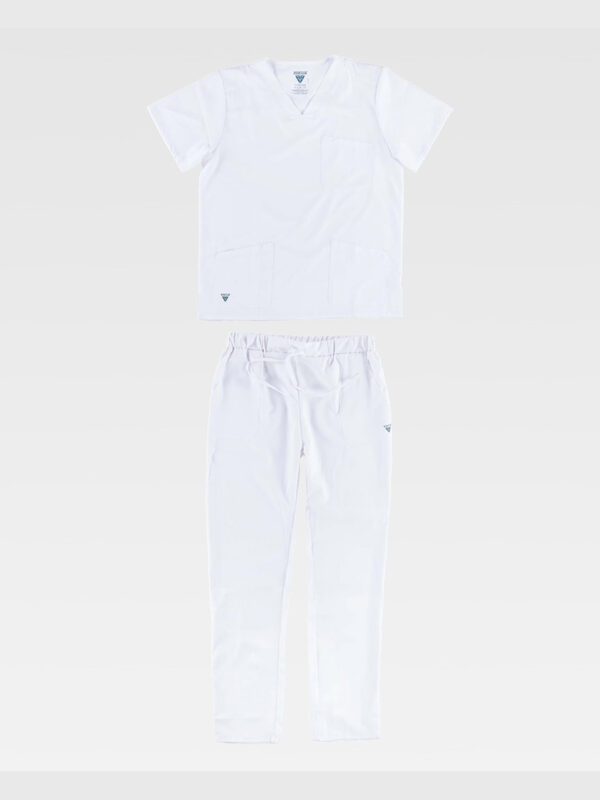 Completo UNISEX casacca + pantalone tessuto elasticizzato - immagine 2