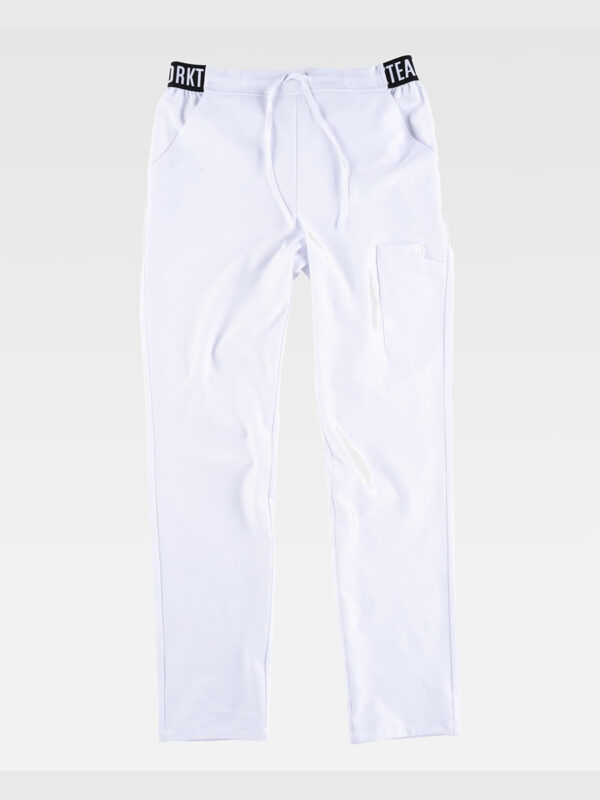 Pantalone unisex tessuto elastico - immagine 2