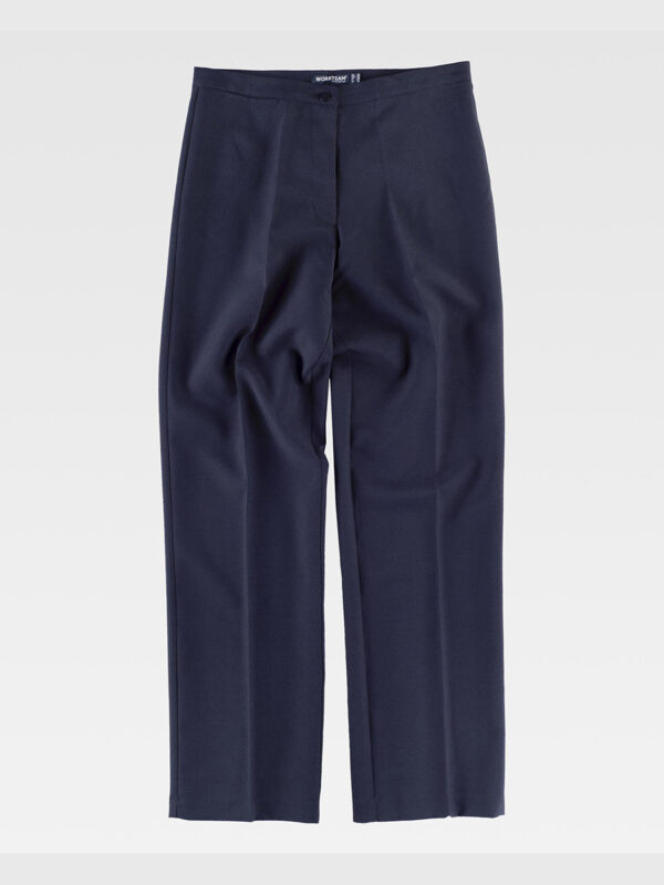 Pantalone donna con cintura e pences
