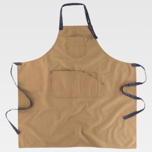 Grembiule con pettorina cotone canvas