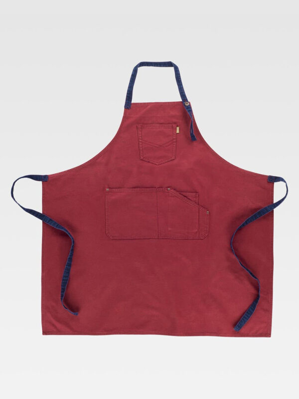 Grembiule con pettorina cotone canvas - immagine 4