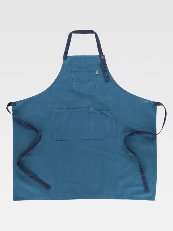 Grembiule con pettorina cotone canvas - immagine 5