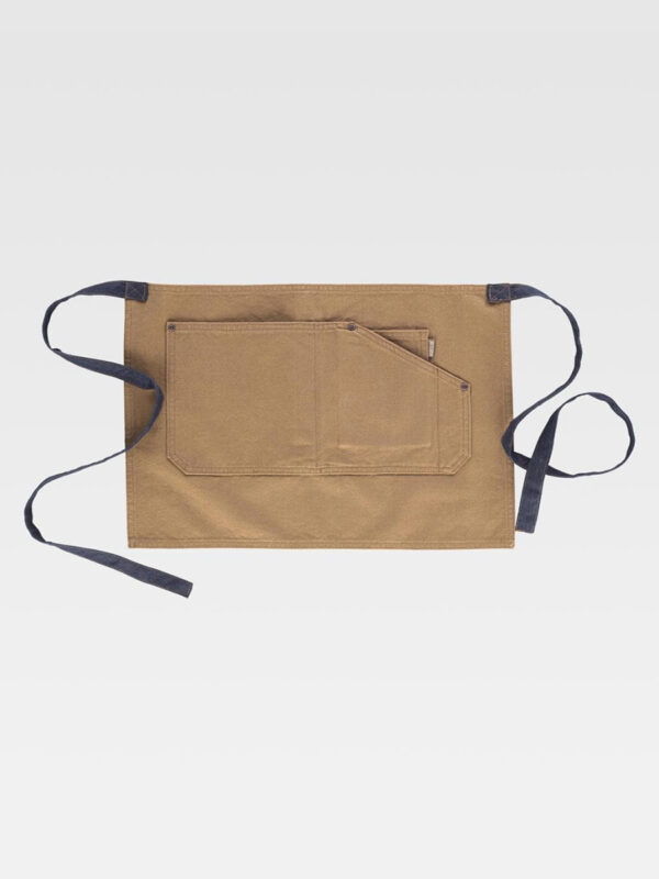 Grembiule senza pettorina corto cotone canvas