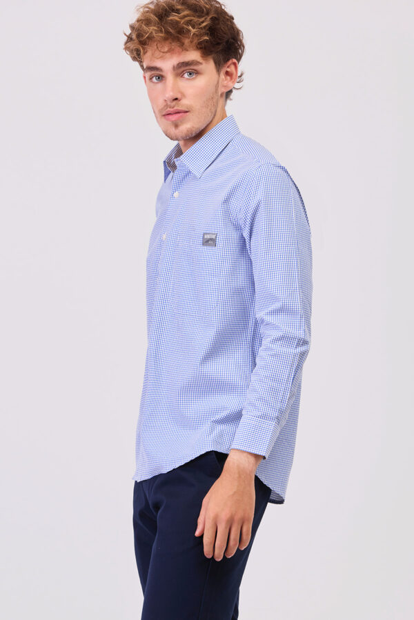 Camicia manica lunga a quadretti - immagine 3