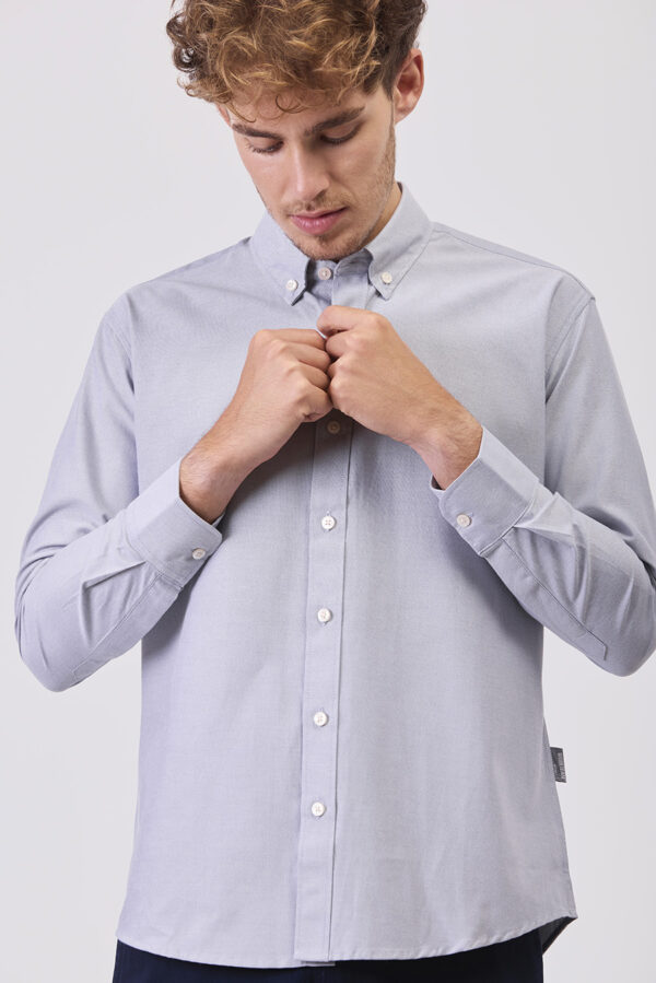 Camicia manica lunga button down - immagine 2