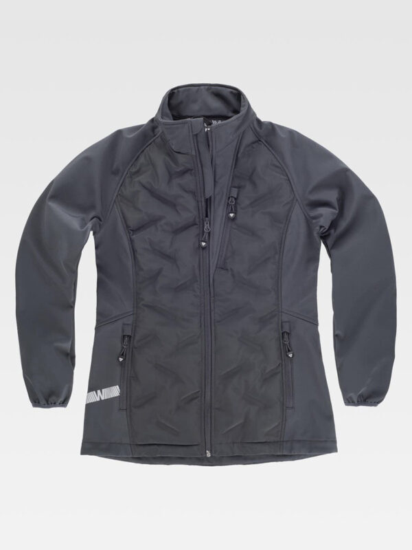 Softshell donna in tessuto combinato - immagine 4