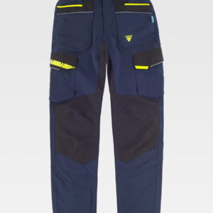 Pantalone multitasche elasticizzato