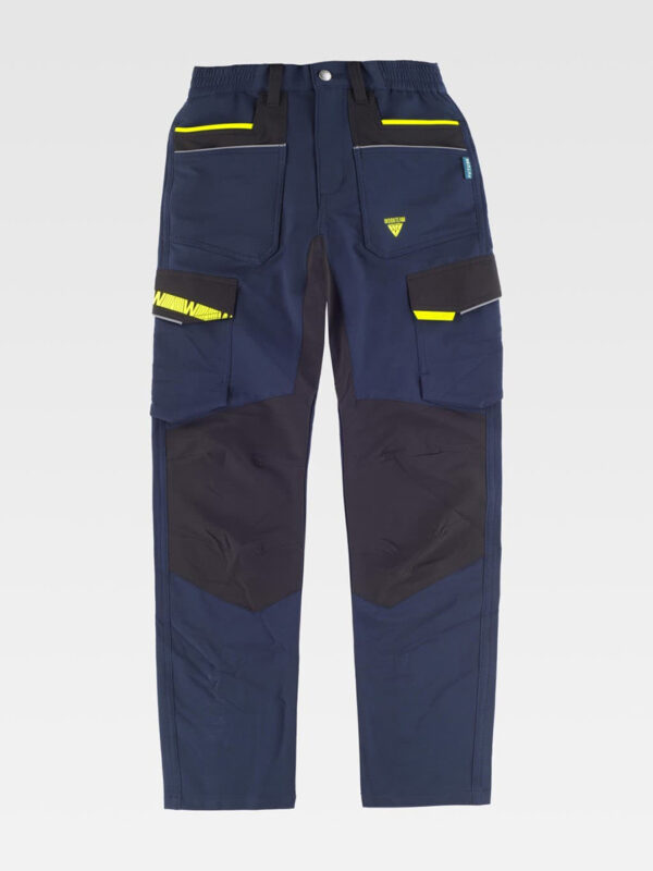 Pantalone multitasche elasticizzato