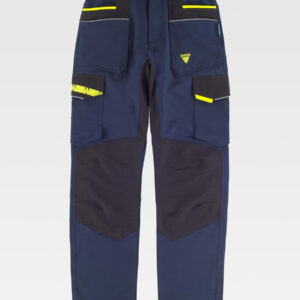 Pantalone da donna elasticizzato bicolore