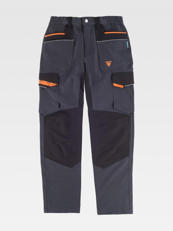 Pantalone da donna elasticizzato bicolore - immagine 3