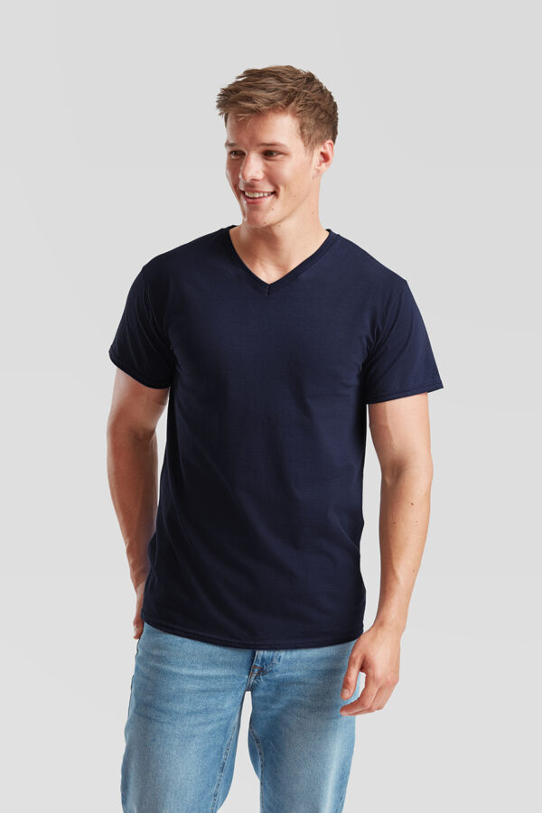 T-shirt uomo manica corta collo a V VALUEWEIGHT - immagine 2