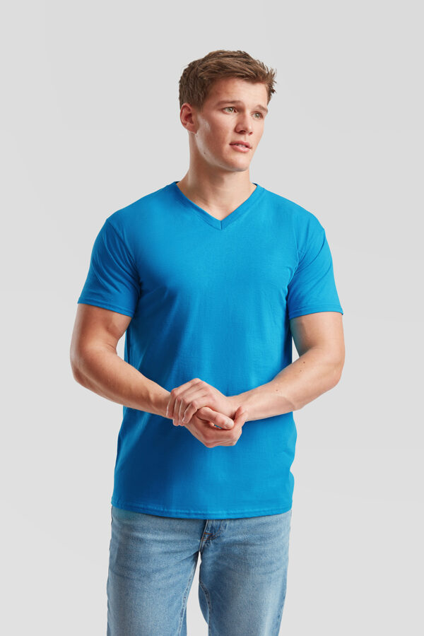 T-shirt uomo manica corta collo a V VALUEWEIGHT - immagine 4