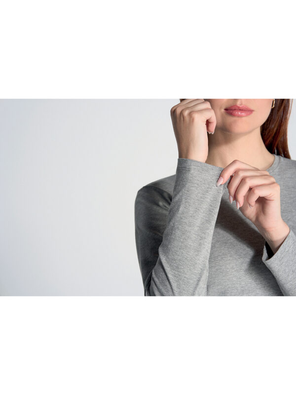 T-shirt donna manica lunga regular - immagine 5