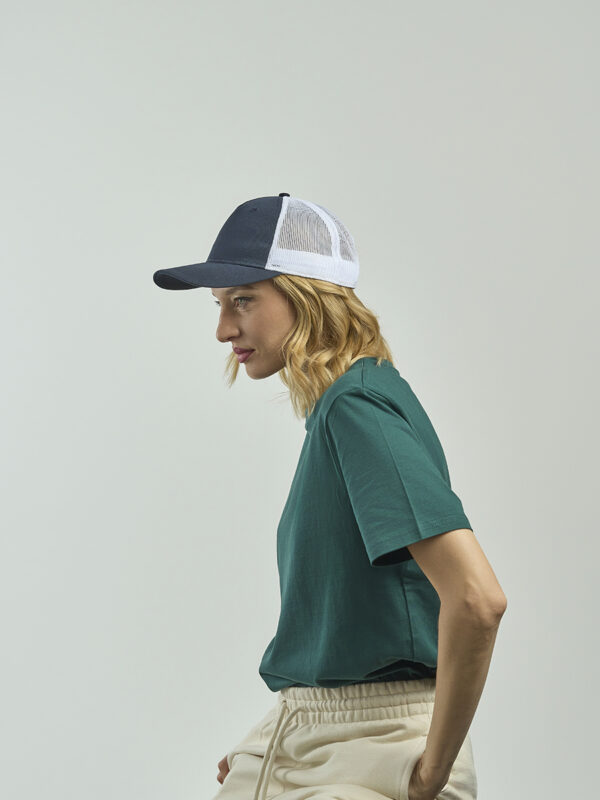 Cappello visiera curva 5 pannelli mesh posteriore - immagine 4