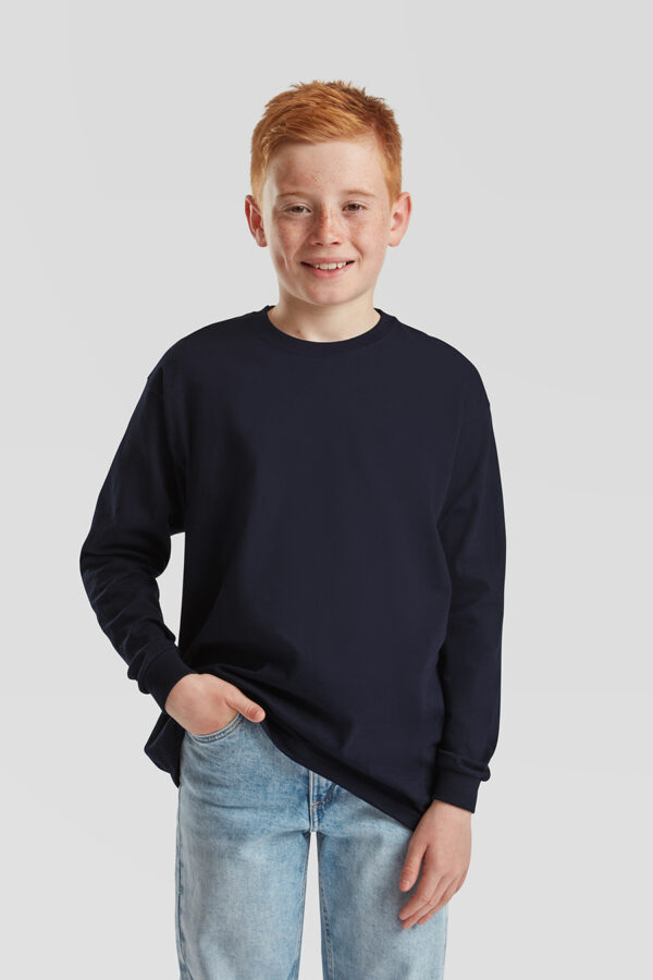 T-shirt bambino manica lunga VALUEWEIGHT UNISEX - immagine 3