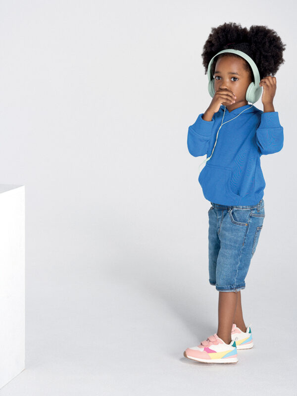 Felpa bambino con cappuccio leggere French Terry UNISEX - immagine 5