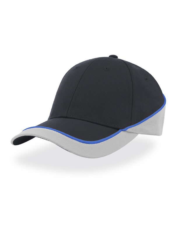 Cappello visiera curva 6 pannelli RACING - immagine 4