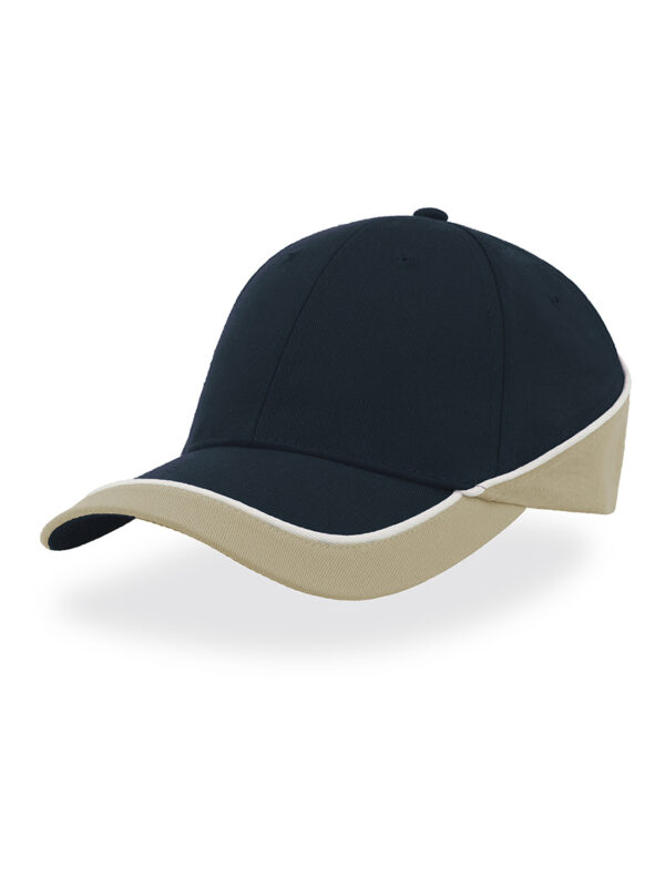 Cappello visiera curva 6 pannelli RACING - immagine 3