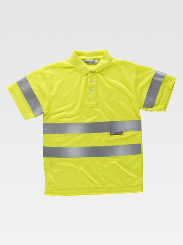 Polo manica corta alta visibilita classe 2
