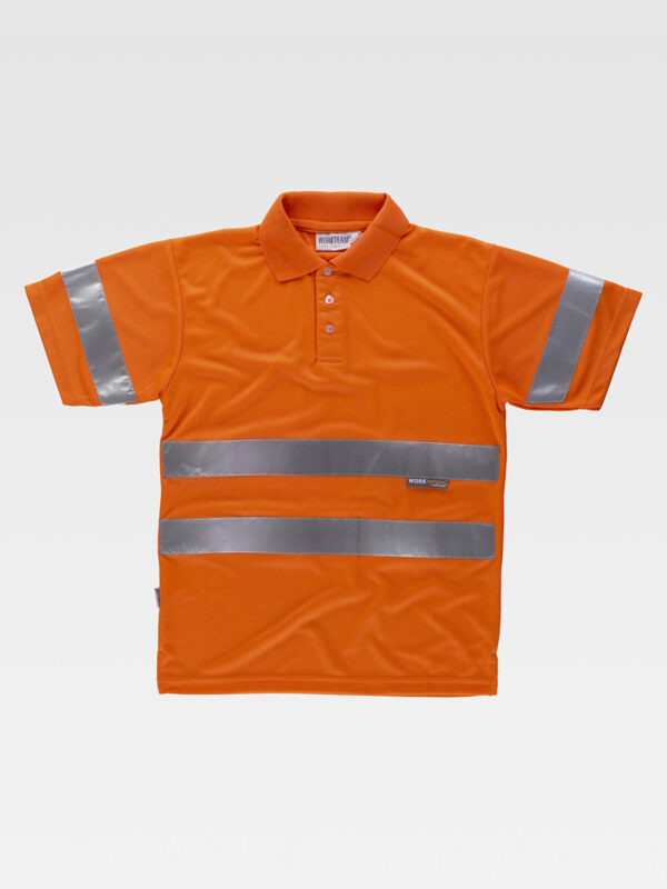 Polo manica corta alta visibilita classe 2 - immagine 2