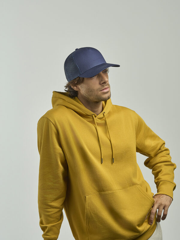 Cappello visiera curva 5 pannelli mesh posteriore RAPPERCOTTON - immagine 17