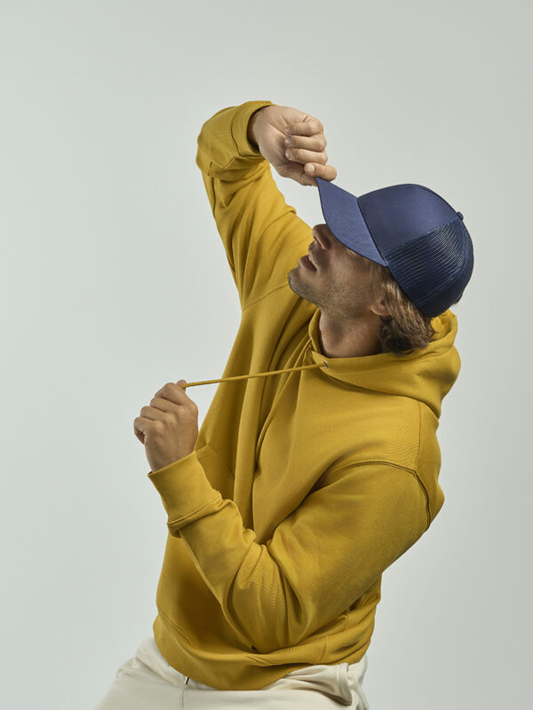 Cappello visiera curva 5 pannelli mesh posteriore RAPPERCOTTON - immagine 16