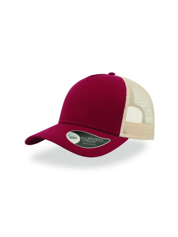 Cappello visiera curva 5 pannelli mesh posteriore RAPPERCOTTON - immagine 13