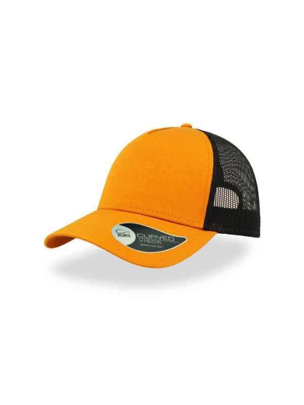 Cappello visiera curva 5 pannelli mesh posteriore RAPPERCOTTON - immagine 10