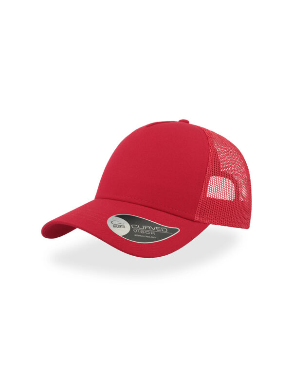 Cappello visiera curva 5 pannelli mesh posteriore RAPPERCOTTON - immagine 5