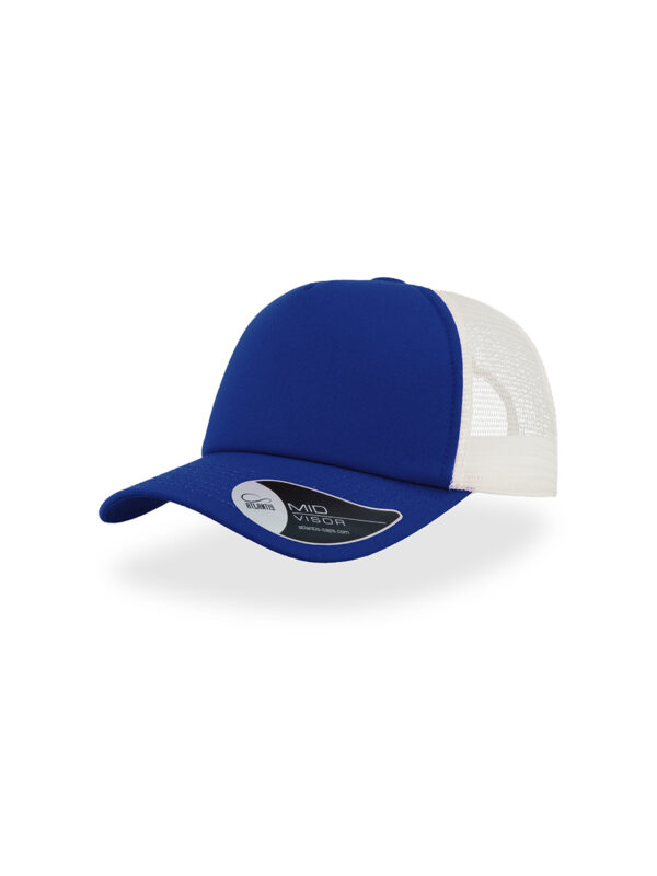 Cappello visiera mid 5 pannelli mesh posteriore RECORD - immagine 7
