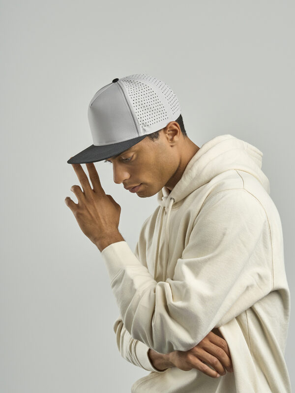 Cappello visiera piatta 5 pannelli BANKFIVES - immagine 3