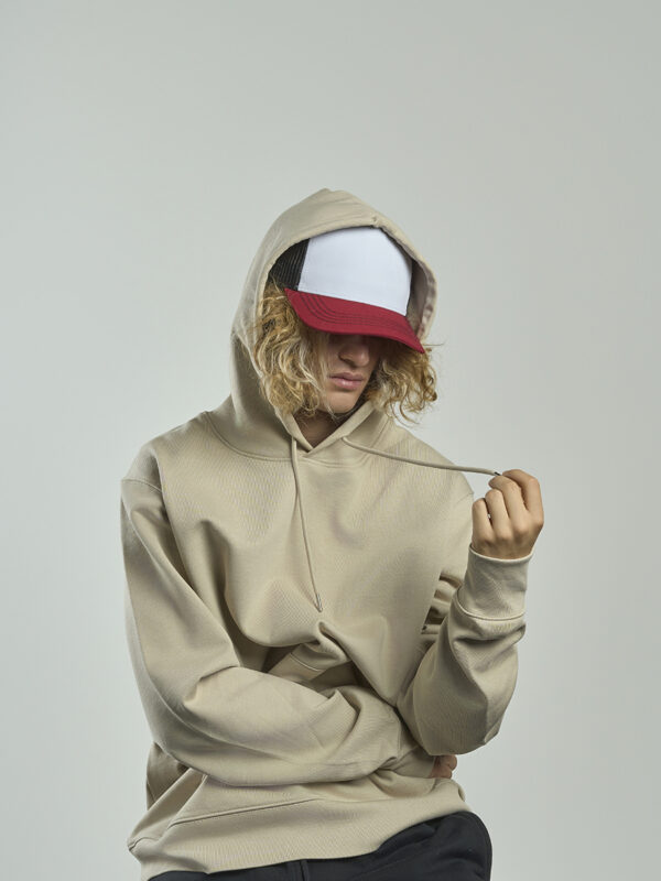 Cappello visiera mid 5 pannelli mesh posteriore RAPPERCANVASS - immagine 2