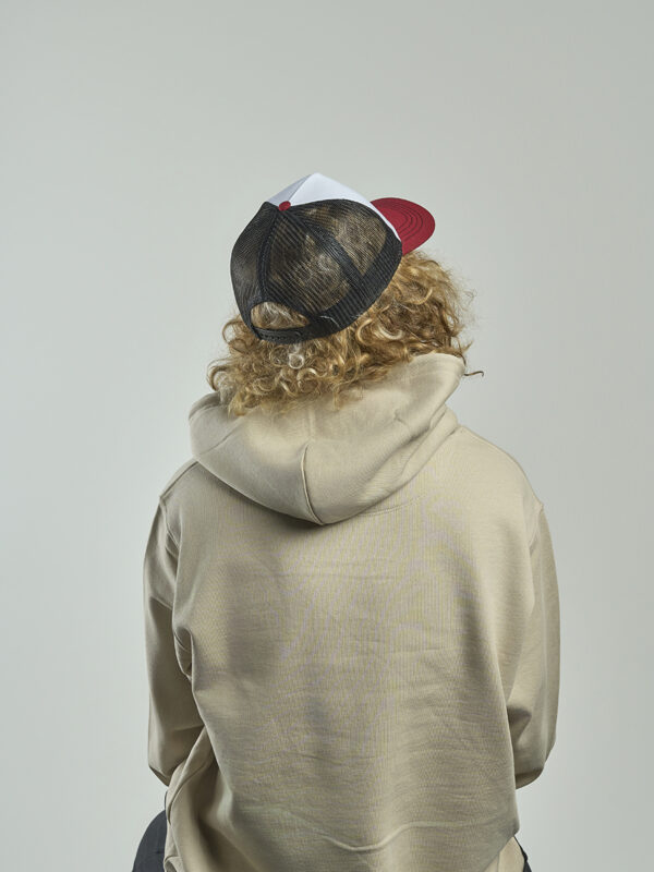 Cappello visiera mid 5 pannelli mesh posteriore RAPPERCANVASS - immagine 4