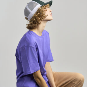 Cappello visiera mid 5 pannelli mesh posteriore RAPPERCANVASS