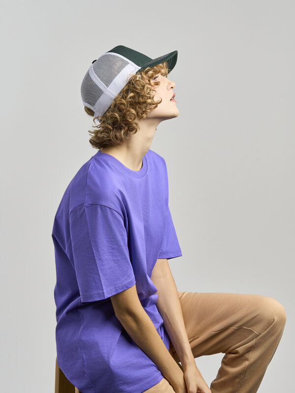 Cappello visiera mid 5 pannelli mesh posteriore RAPPERCANVASS