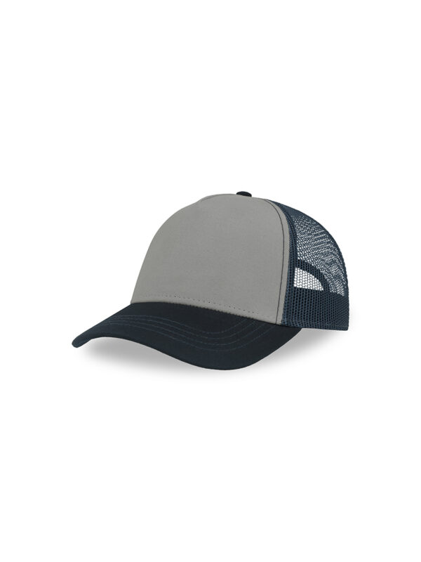 Cappello visiera mid 5 pannelli mesh posteriore RAPPERCANVASS - immagine 6