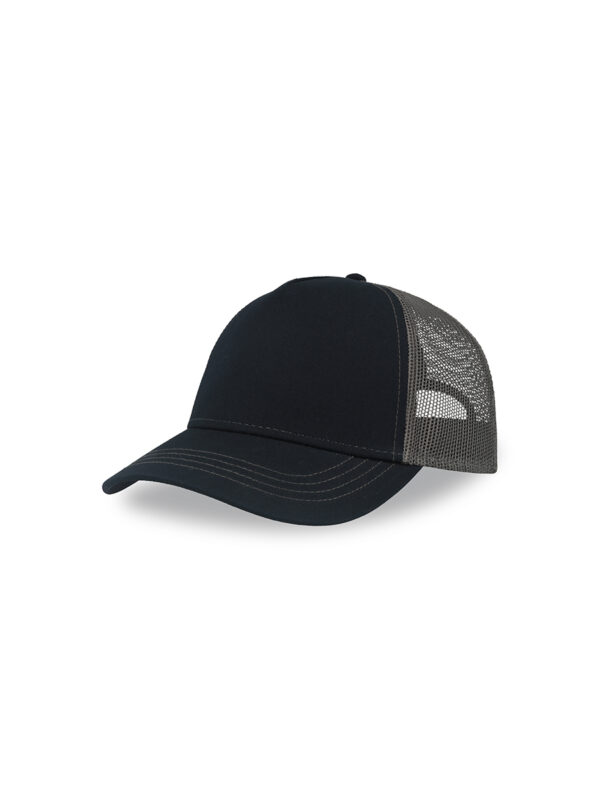 Cappello visiera mid 5 pannelli mesh posteriore RAPPERCANVASS - immagine 8