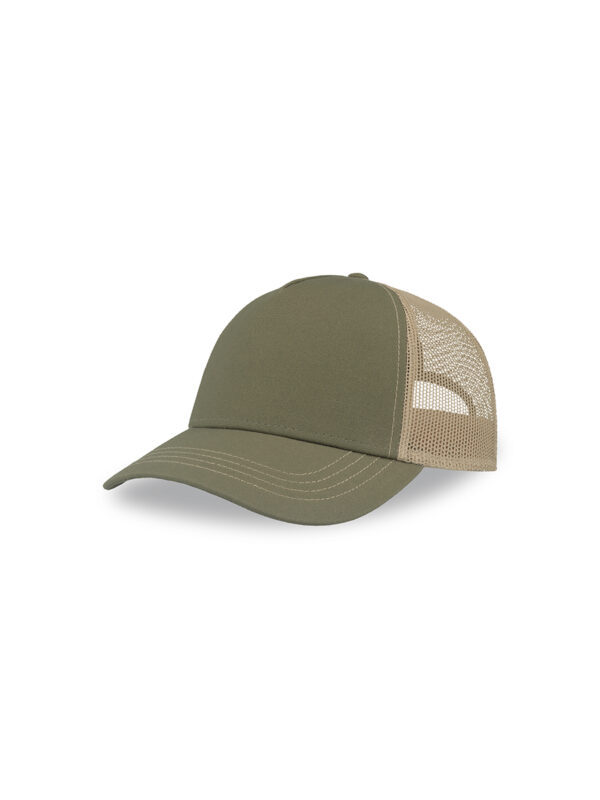 Cappello visiera mid 5 pannelli mesh posteriore RAPPERCANVASS - immagine 11