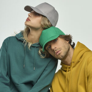 Cappello visiera curva 5 pannelli RECYFIVE