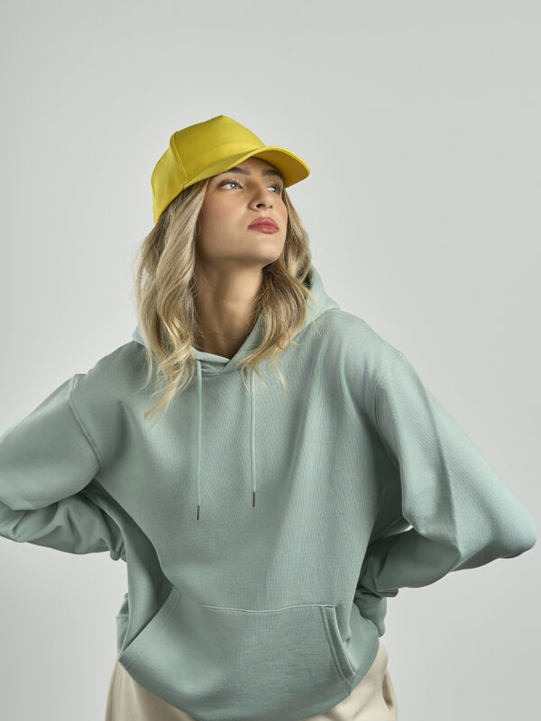 Cappello visiera curva 5 pannelli RECYFIVE - immagine 2