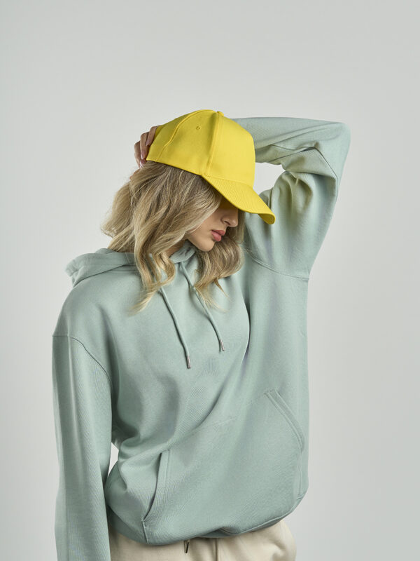 Cappello visiera curva 5 pannelli RECYFIVE - immagine 3