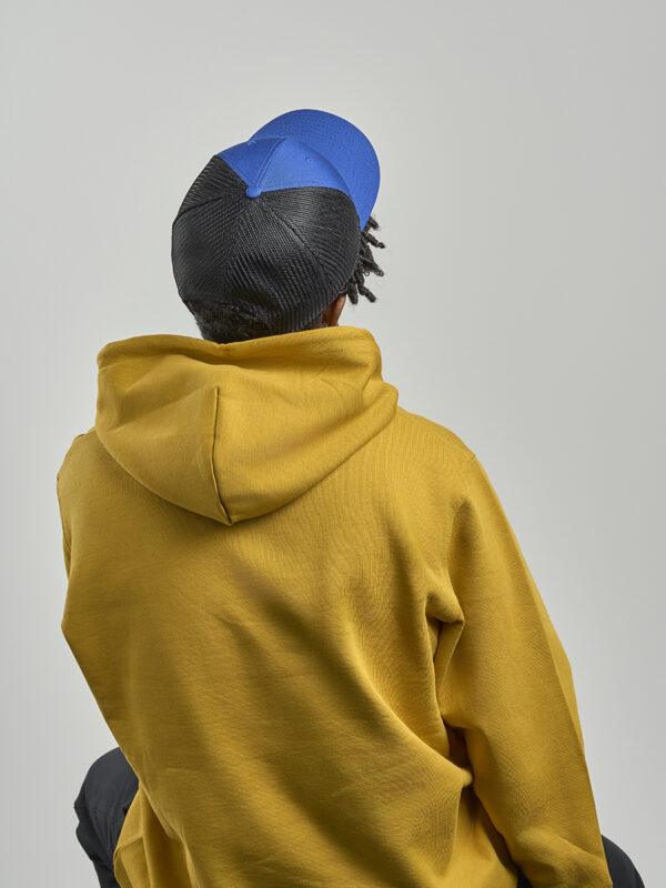 Cappello visiera mid 6 pannelli mesh posteriore RECYTHREE - immagine 2