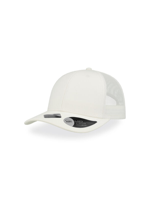 Cappello visiera mid 6 pannelli mesh posteriore RECYTHREE - immagine 10