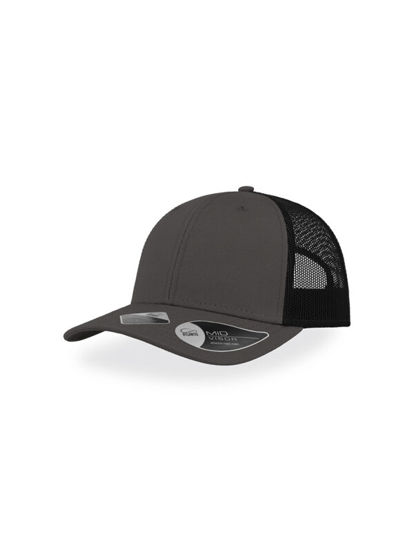 Cappello visiera mid 6 pannelli mesh posteriore RECYTHREE - immagine 9