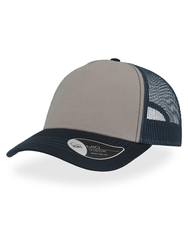 Cappello visiera mid 5 pannelli mesh posteriore RAPPERCANVAS - immagine 5