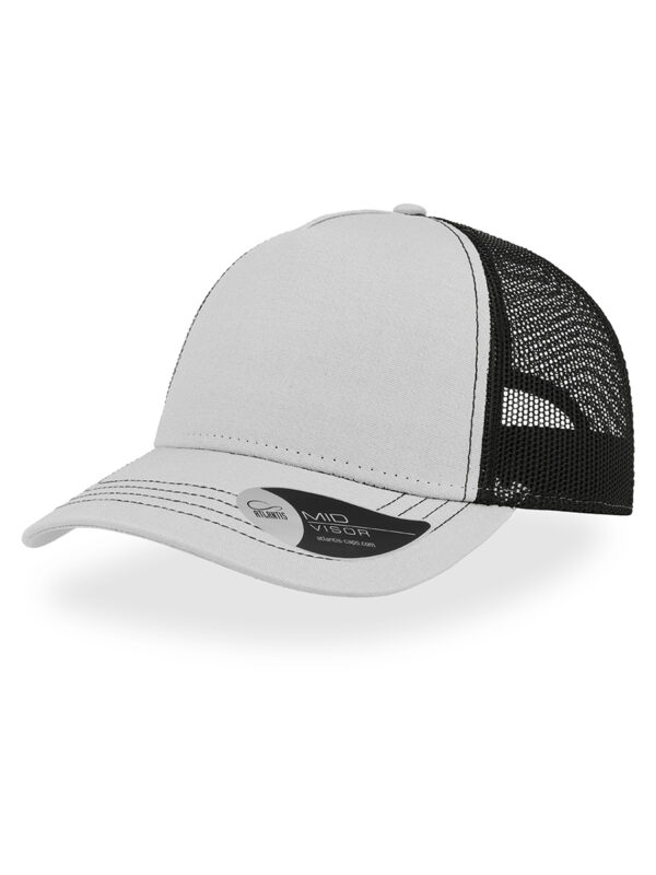 Cappello visiera mid 5 pannelli mesh posteriore RAPPERCANVAS - immagine 6