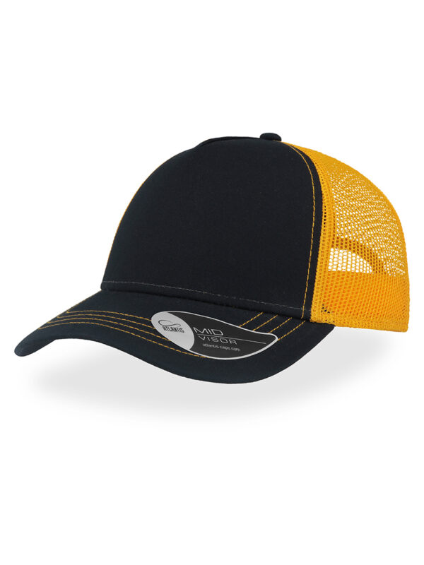 Cappello visiera mid 5 pannelli mesh posteriore RAPPERCANVAS - immagine 12