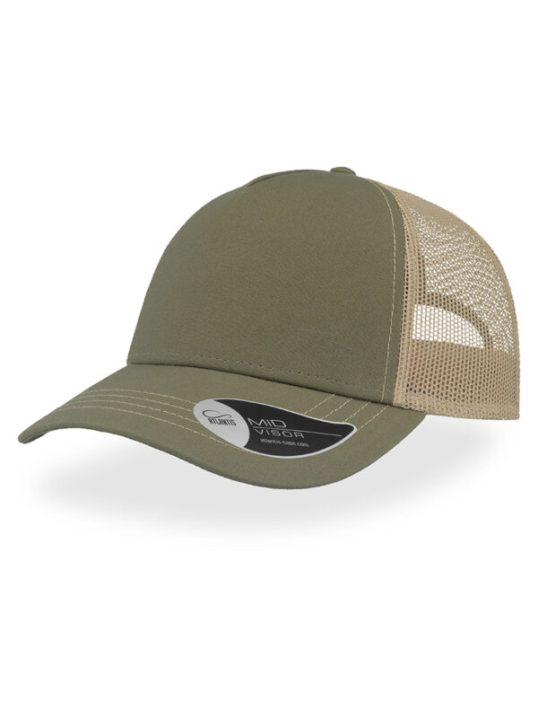 Cappello visiera mid 5 pannelli mesh posteriore RAPPERCANVAS - immagine 13